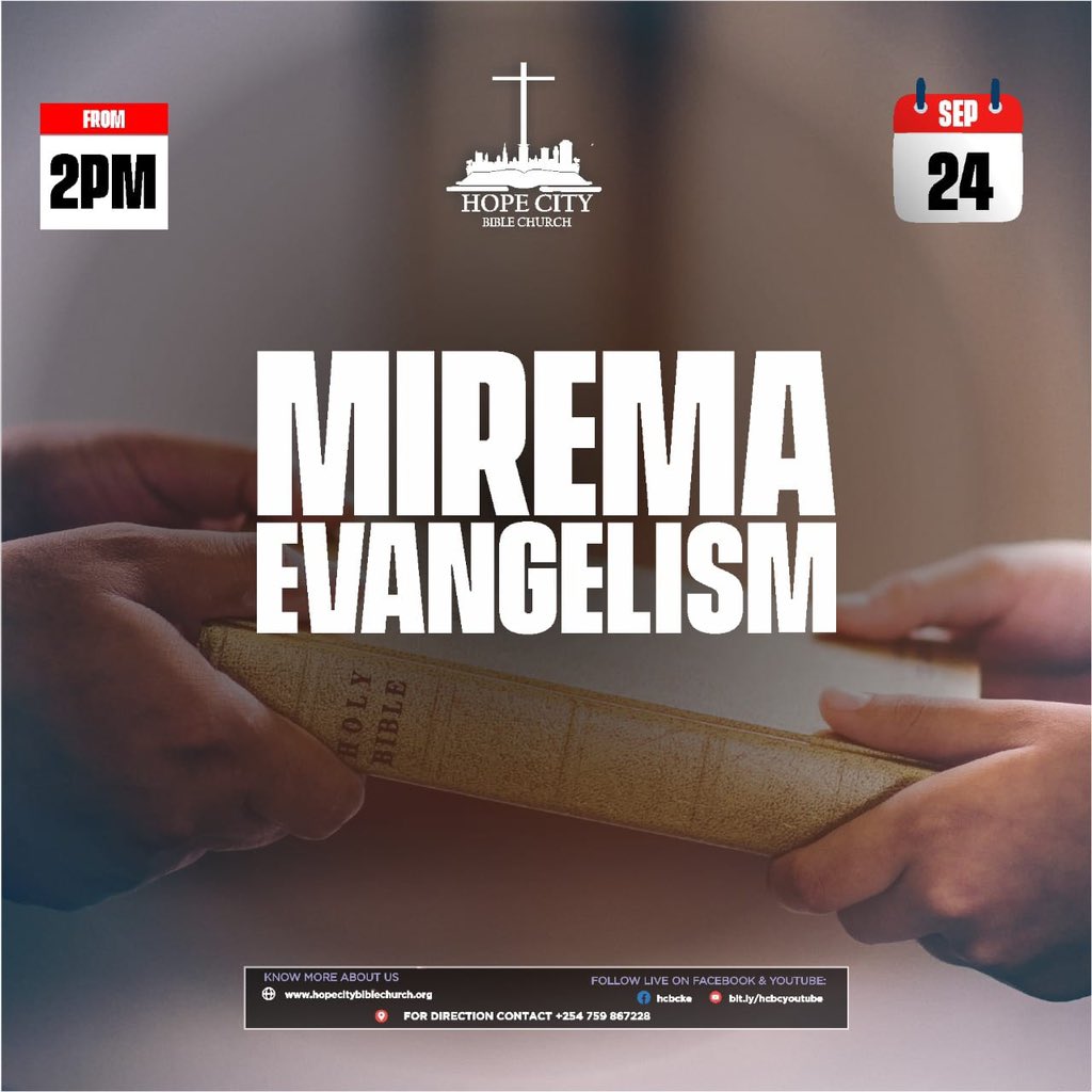 HCBC_Nairobi's tweet photo. Jesus declared, " The ruler of this world will be cast out. And I, when I am lifted up from the earth, will draw all people to myself" (John 12:31-32).

Join us as we proclaim our resurrected Savior to all men. https://t.co/2TKihaBJBY