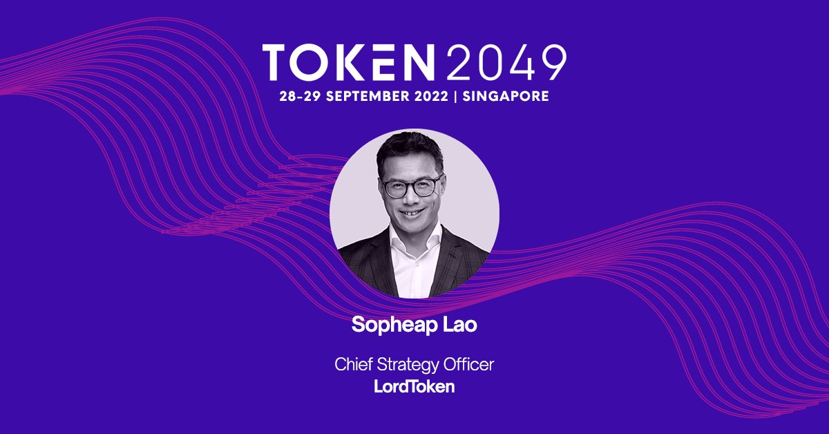 token2049's tweet photo. Meet our speaker @SopheapLao 👋

He is the Chief Strategy Officer, Head of Innovation &amp; Board Member of @LordToken_off, leading the company in its mission to make finance a way more sustainable industry with digital assets.

Meet him at #TOKEN2049: https://t.co/mgbtR9omea https://t.co/kzPvW6Gdx0