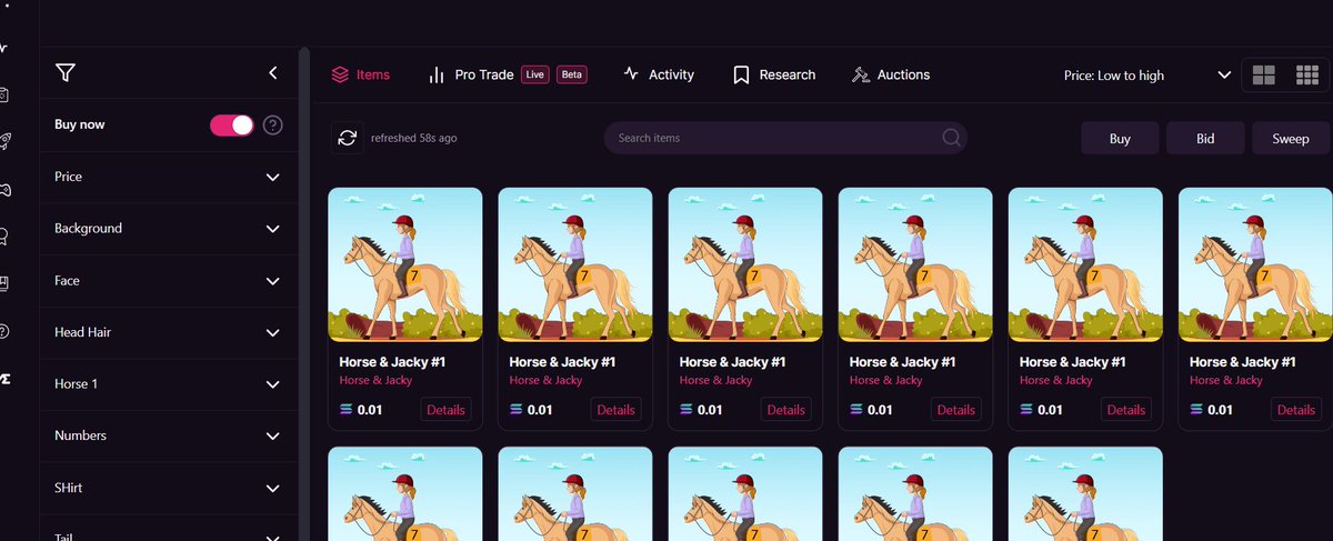 horse_jacky's tweet photo. Horse &amp; Jacky #NFTCommunity 
We are on @MagicEden 
#NFTcollections 
Any engagement will get WL.
#nftart https://t.co/8mpvJsZ8O1