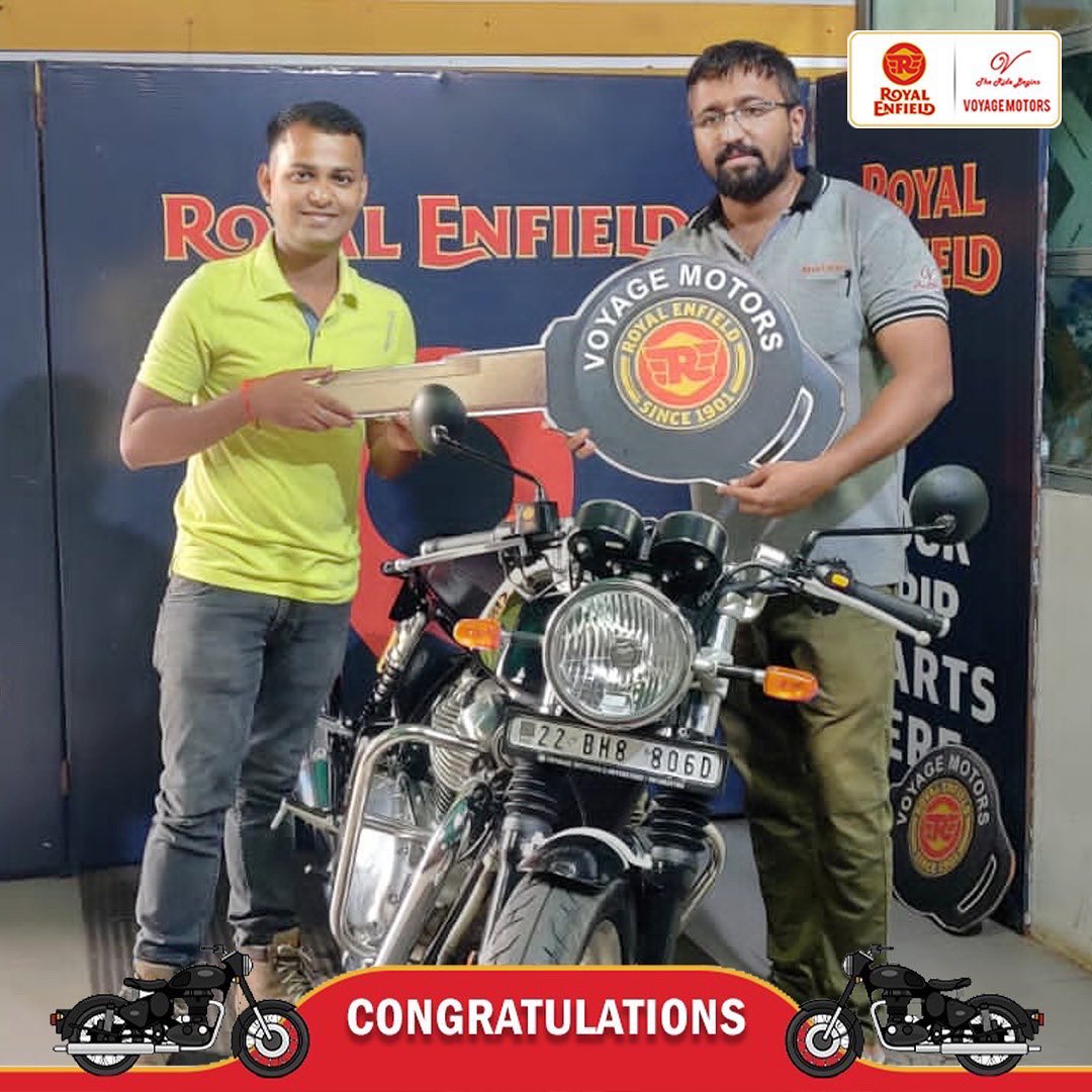 VoyageMotorsRE's tweet photo. Mr. Kunal Meshram
Mr. Kolidas Nadar
Mr. Raviraj Adyanthaya
Mr. Keval Patil
Welcome to RE Club 🏍🎉
Welcome to voyagemotorsre club.
The ride begins
#VoyageMotors #RoyalEnfieldIndia #madelikeagun #classic350 #Himalayan #Meteor3 #hunter #hunter350 #scram411 https://t.co/3zhI8ES1ZF