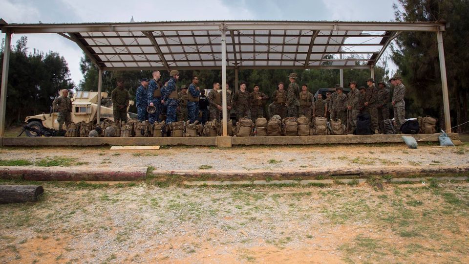 Throwback Thursday-

Blue-Green and tactical, in August 2017, CTF 76 staff partnered with the Marines to shoot machine guns on the range in Okinawa. 
#BlueGreenTeam #ctf763 #marinecorps #marines #navy #usmc #7thfleet #indopacific