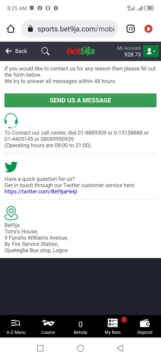 slowinchi's tweet photo. @Bet9jaHelp i cant redeem my wagered casino bonus after meeting T&amp;Cs https://t.co/HTseiXskb2