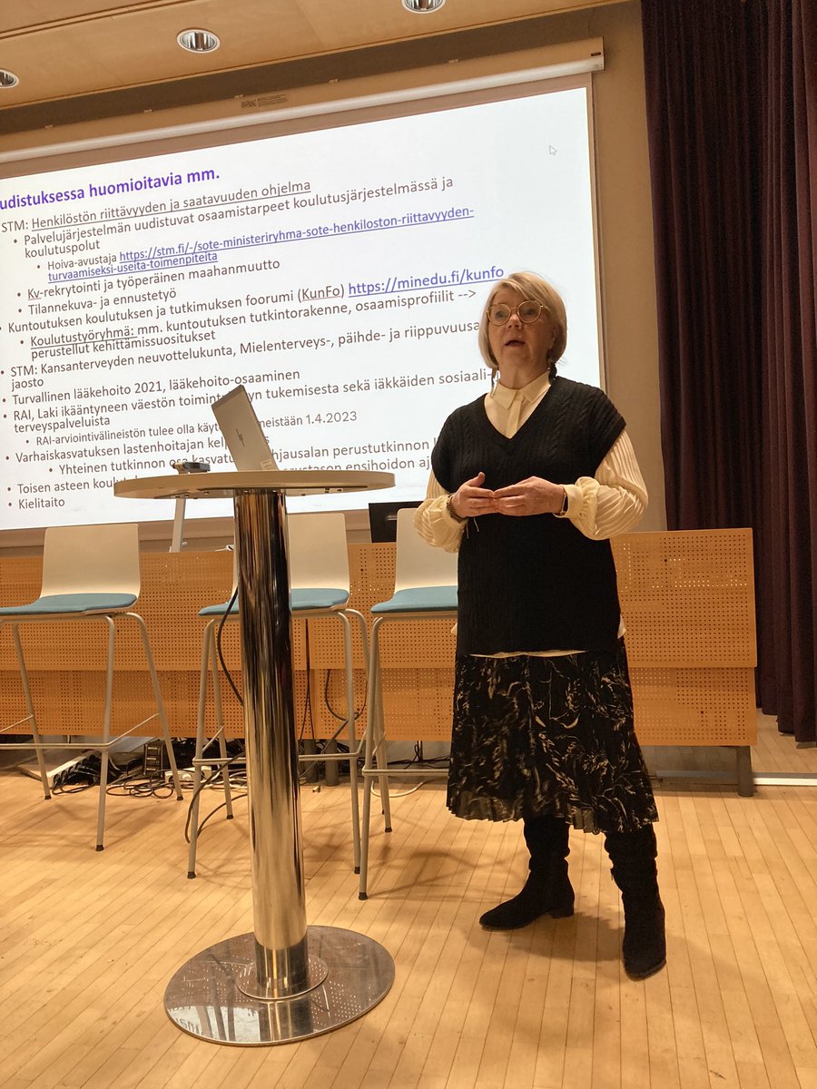 Tänään mainio päivä yhteisten asioiden ääressä! <a href="/SDO_kampukset/">SuomenDiakoniaopisto</a> emännöi sote-oppilaitosjohdon verkostopäivää. Teemana uudistuva sote-tutkinto ja kv-rekrytointi. Päivää alustaa Soila Nordström <a href="/Opetushallitus/">Opetushallitus</a>. #ammatillinenkoulutus #kehitetäänyhdessä