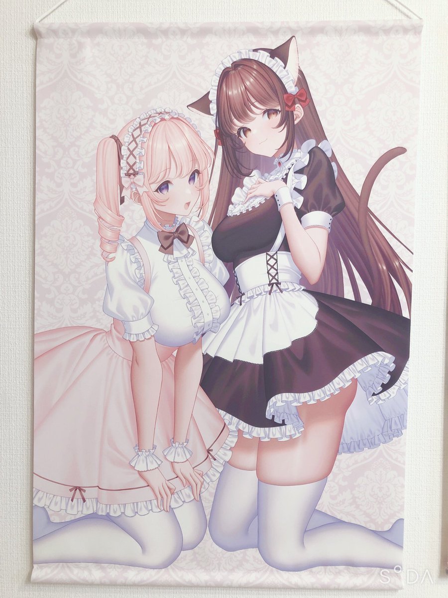 受注生産していたB2タペストリーが届きました🙌💕でかい!綺麗!かわいい!
今から発送してきます✨ 