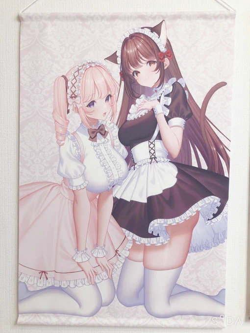 受注生産していたB2タペストリーが届きました🙌💕でかい!綺麗!かわいい!
今から発送してきます✨ 