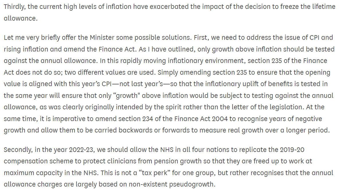 goldstone_tony's tweet photo. 7/ Dr Dan Poulter, in a debate in the House of Commons asked for  changes to the Finance Act to fix #CPIdisconnect &amp; #NegativePIAs https://t.co/9ntFjDM9WQ