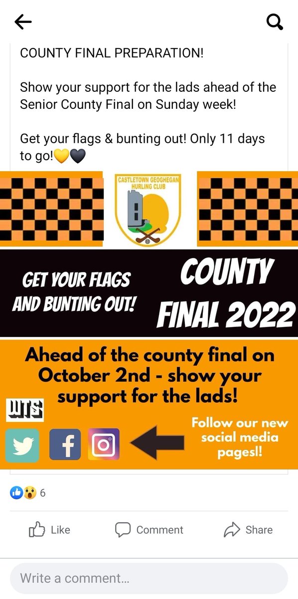 Castletown Geoghegan Hurling Club (@ctghurling) on Twitter photo 