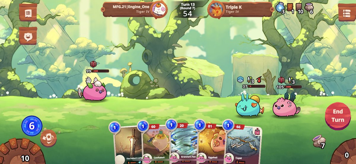 EngineOneGaming's tweet photo. WHAT IS 6 ENERGY?
WHAT IS -3 ENERGY? ๐คฃ๐คฃ๐คฃ
Got so Shookt about it ๐
Anyways, did you think I won here with this card draw? Comment down below!
#AxieOrigins #AxieBug #AxieGameplay #AxieCreator #Axie #AxieInfinity #P2E #PlayToEnjoy https://t.co/XUfFN6q00t