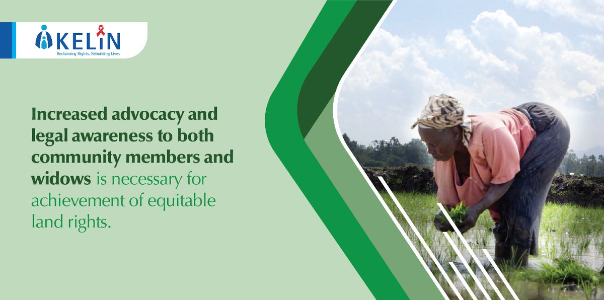 KELINKenya's tweet photo. Today we highlight recommendations on how to move forward given all the work that KELIN has put in over the years
Increased advocacy and legal awareness to both community members and widows is necessary for achievement of equitable land rights #WLPR #WLPRMilestones https://t.co/hcGmy3Ptw1