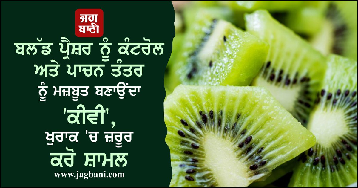 JagbaniOnline's tweet photo. ਬਲੱਡ ਪ੍ਰੈਸ਼ਰ ਨੂੰ ਕੰਟਰੋਲ ਅਤੇ ਪਾਚਨ ਤੰਤਰ ਨੂੰ ਮਜ਼ਬੂਤ ਬਣਾਉਂਦਾ 'ਕੀਵੀ', ਖੁਰਾਕ 'ਚ ਜ਼ਰੂਰ ਕਰੋ ਸ਼ਾਮਲ
https://t.co/S0tIeqntBl
#Kiwi #ControlsBloodPressure #DigestiveSystem https://t.co/lSSc2C3T9X