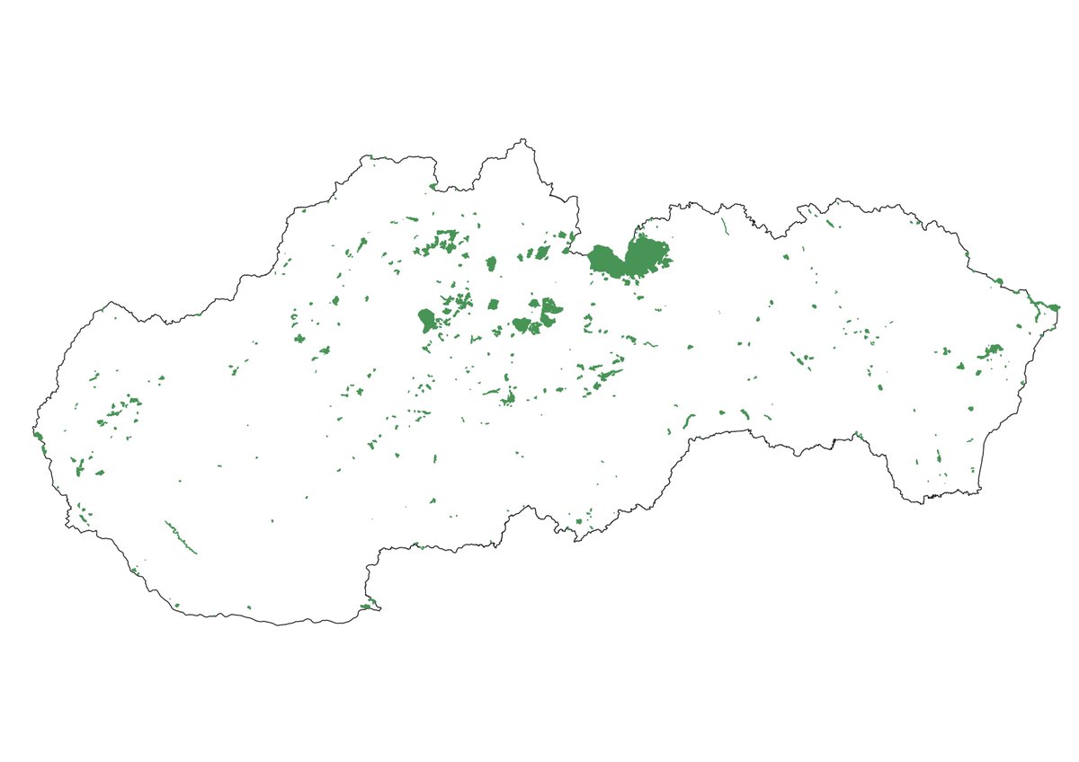 LZ_VLK's tweet photo. Rozloha prísne chránených území v SR k júnu 2022. Ľudia majú k dispozícii celú krajinu, ostatné živé organizmy, ktorých máme u nás asi 40 tisíc druhov, žijú (až na výnimky) slobodne len v tých fliačikoch. Je to v poriadku?
#strictprotection #freedom #forests #Slovakia https://t.co/0grq3brsQ6