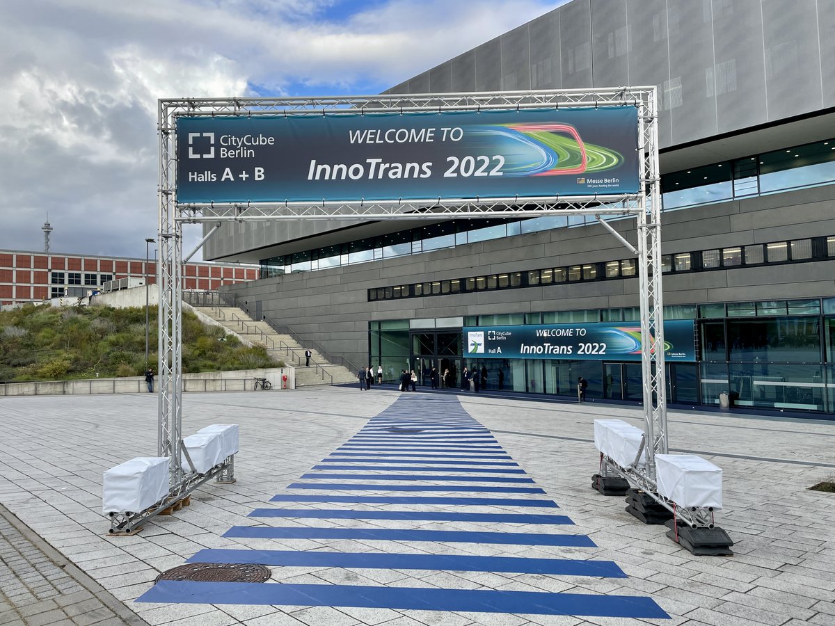 EmegGroup's tweet photo. It's Day 3 at @InnoTrans &amp; Team Emeg are still looking fresh! You'll find us in the Railway Technology area on Stand 710 in Hall 6.2 if you'd like to learn more about our complete depot management solutions and design &amp; maintenance services. 👍 https://t.co/zCxx4qUAPM