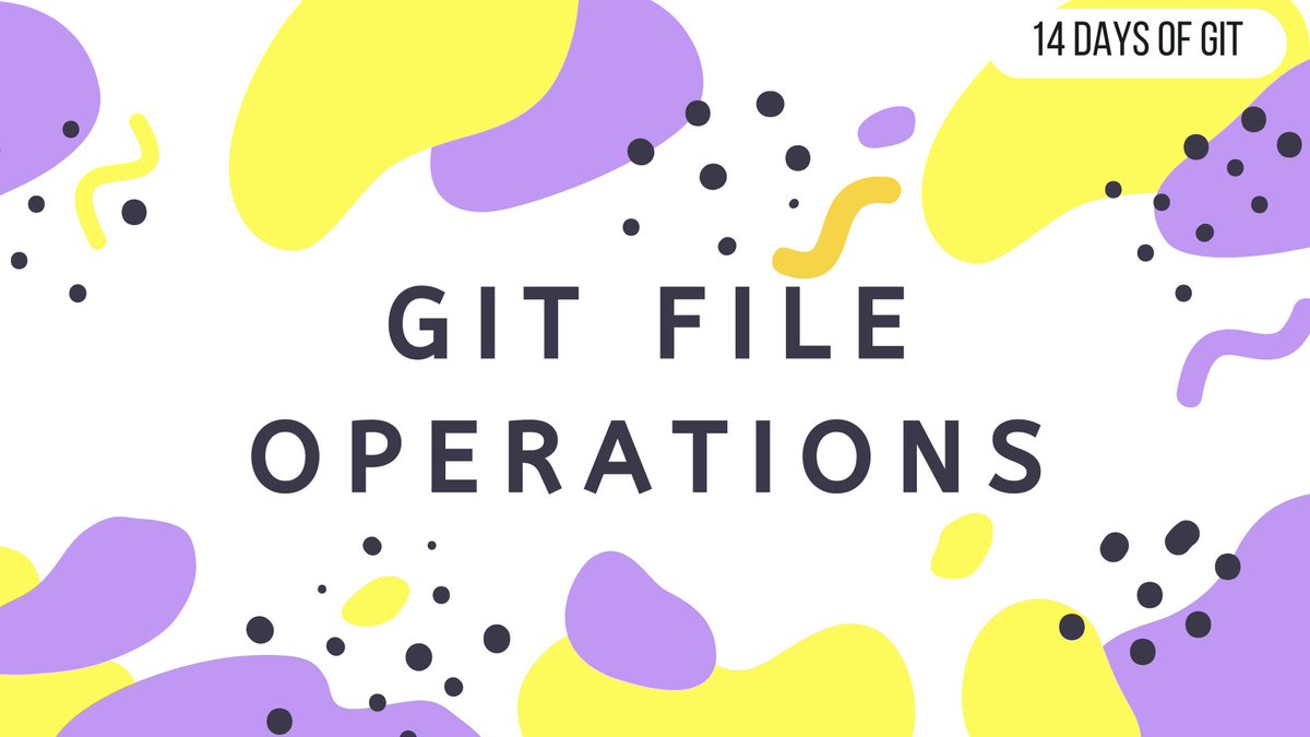 TechieLass's tweet photo. Today I am exploring how you can use #Git to do some basic file operations. 

⭐ https://t.co/uP6ytt6677

#14daysofgit #NeverStopLearning #CloudFamily #MVPBuzz https://t.co/NIspj4m0Cg