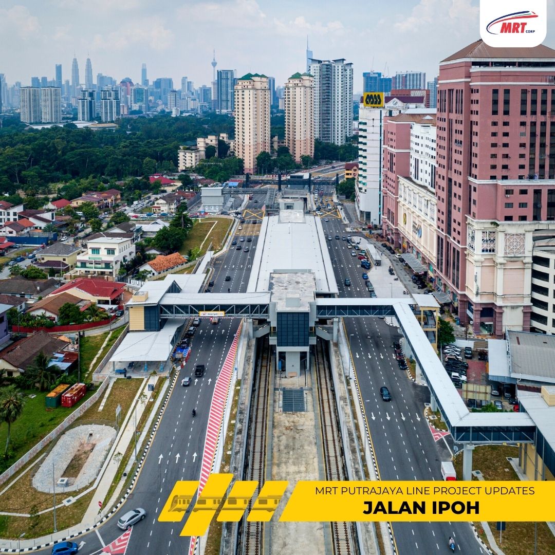 MRTMalaysia's tweet photo. 👷View of the Jalan Ipoh MRT Station

#MRTCorp 
#PYLine 
#WorkinProgress https://t.co/pG7zTmQBzc