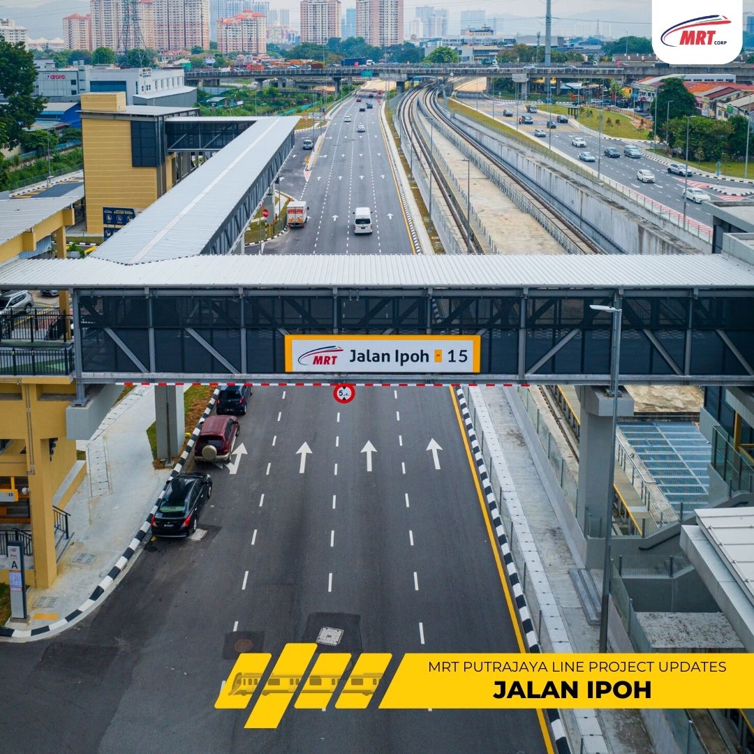MRTMalaysia's tweet photo. 👷View of the Jalan Ipoh MRT Station

#MRTCorp 
#PYLine 
#WorkinProgress https://t.co/pG7zTmQBzc