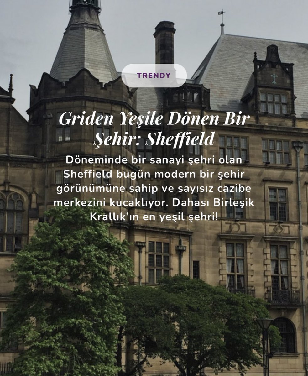 ✍🏻 Griden Yeşile Dönen Bir Şehir: Sheffield  
seturday.com/trend-seyahat-…