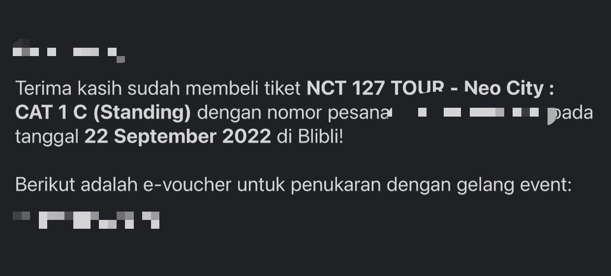 tiwayytrk's tweet photo. Wts tiket nct the link jakarta cat 1c
Price 8jt 
Bisa offer dm ajaa ya 😄 trusted 👍
#TheLinkinJKT
Konser nct127 https://t.co/uSLghpl7Aw