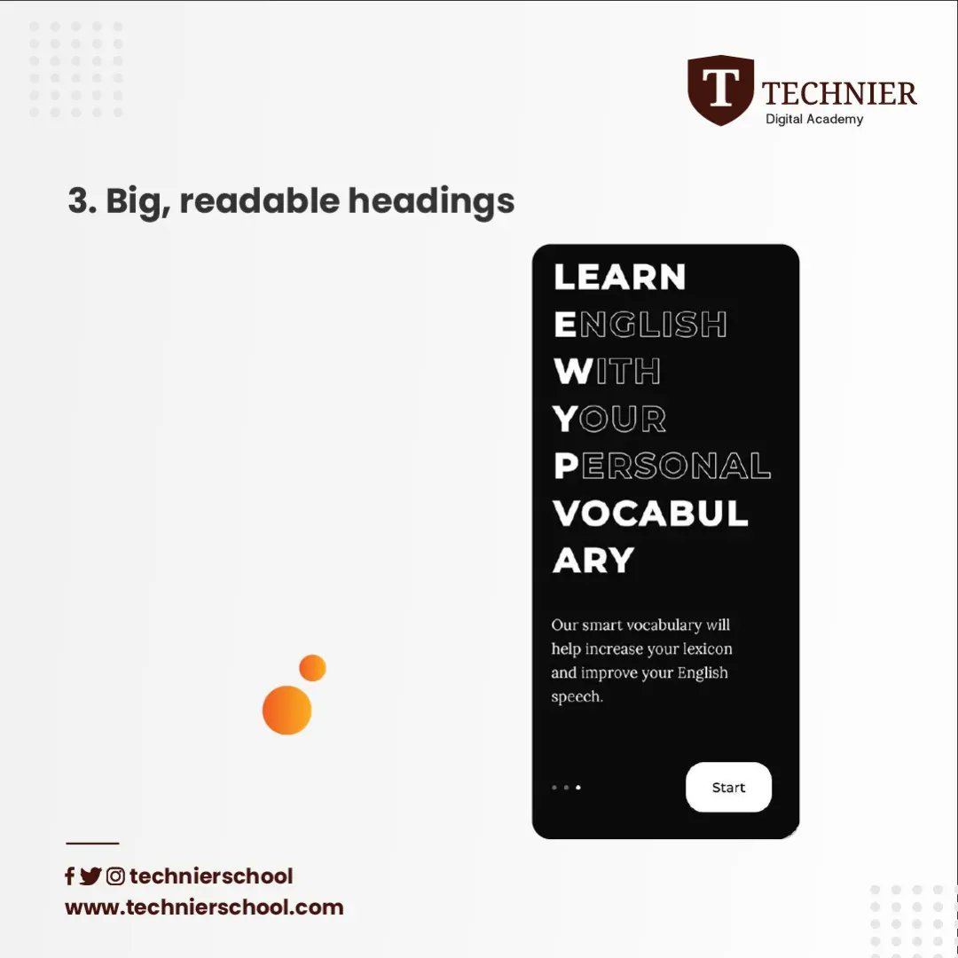 TechnierSchool's tweet photo. Improve your Designing skills with the listed tips!
Visit our website to learn more about us!
https://t.co/AyX8ZzFZ8q
#uidesign #ui #technier #businessdaily https://t.co/6tWUbISwtp