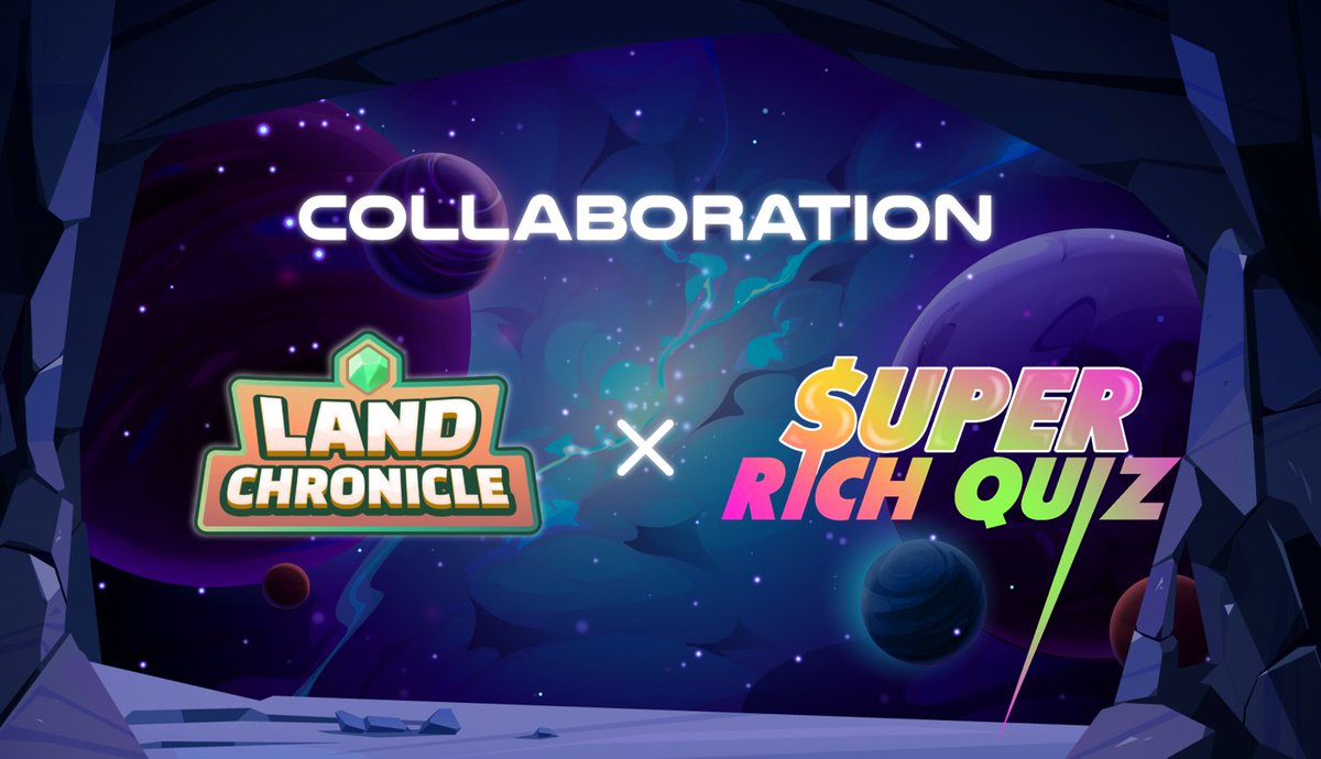 LandChronicle's tweet photo. 🤝 SUPER RICH QUIZ x Land Chronicle Collaboration!

🏆Prize (SUPER RICH QUIZ)
     - WL x 5

1⃣ Like &amp; RT &amp; 3 Tag
2⃣ Submit gleam : https://t.co/060lUusP93
🕒 ~Sep 26, 2022 15:00 KST (UTC+9)

#NFT #P2E #Giveaways #Airdrop #Whitelist #freemint #SUPERRICHQUIZ #LandChornicle https://t.co/aiRjw2QihT