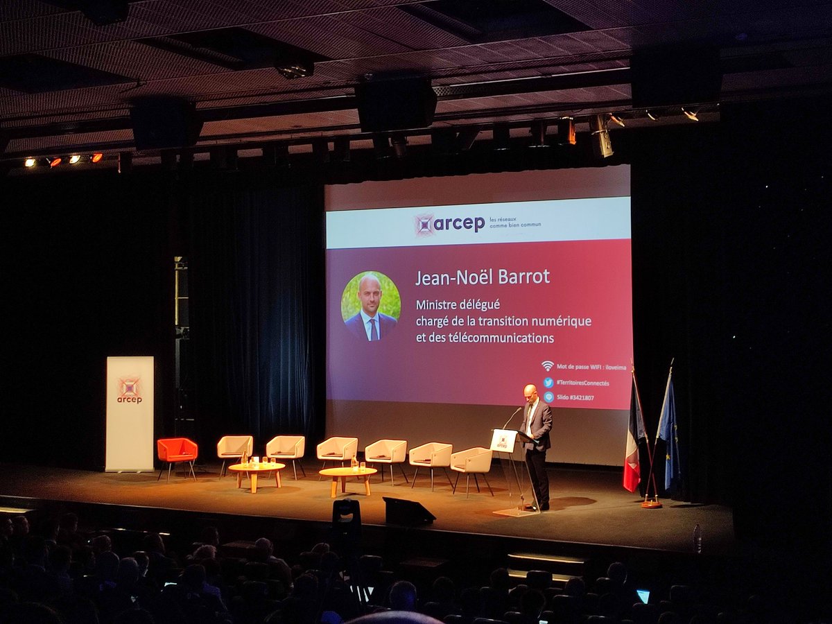 "Osons agir ensemble pour le futur des réseaux"
Ouverture de la conférence annuelle de l'<a href="/Arcep/">Arcep</a> avec Laure De La Raudière, <a href="/P_Chaize/">Patrick Chaize</a> et M. le Ministre Jean-Noël Barrot.