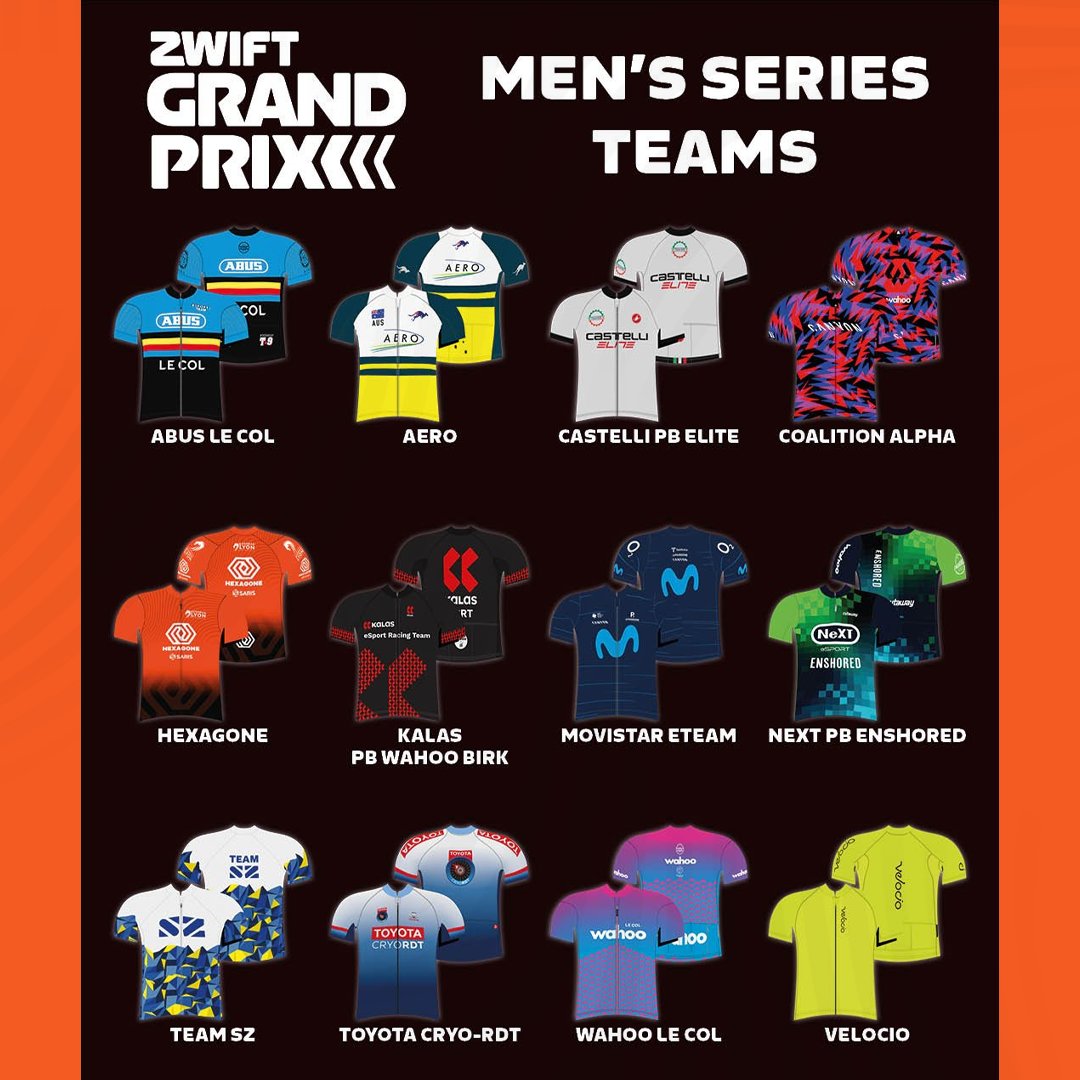 hexagonecc's tweet photo. ZWIFT GRAND PRIX !
Hexagone p/b @sarisofficial sera au départ de l'événement majeur organisé par @GoZwift, qui réunis les 12 meilleures équipes au monde !
Début des épreuves vendredi 22/09 à 20h !
#HEXAGOOO https://t.co/Ti98HGdpXf
