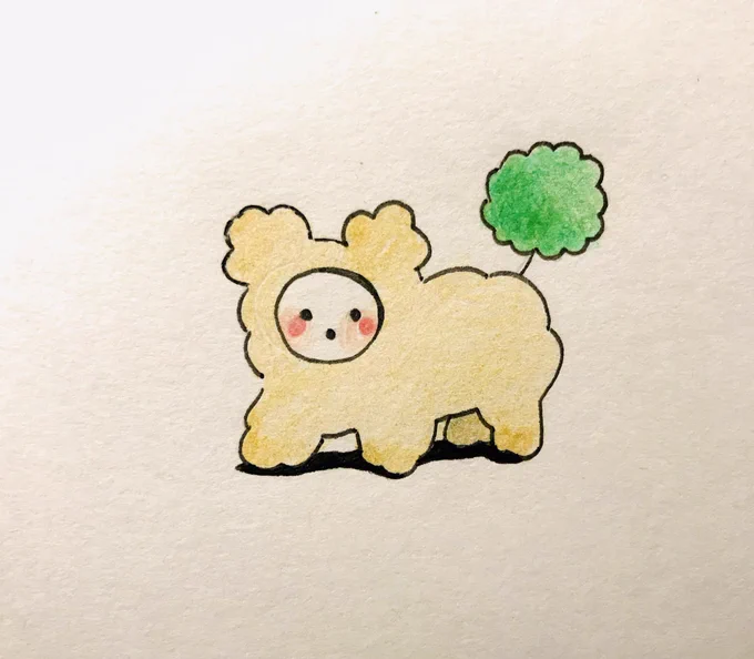 He came to me in a dream last night. Batter Dog. He is covered in batter 