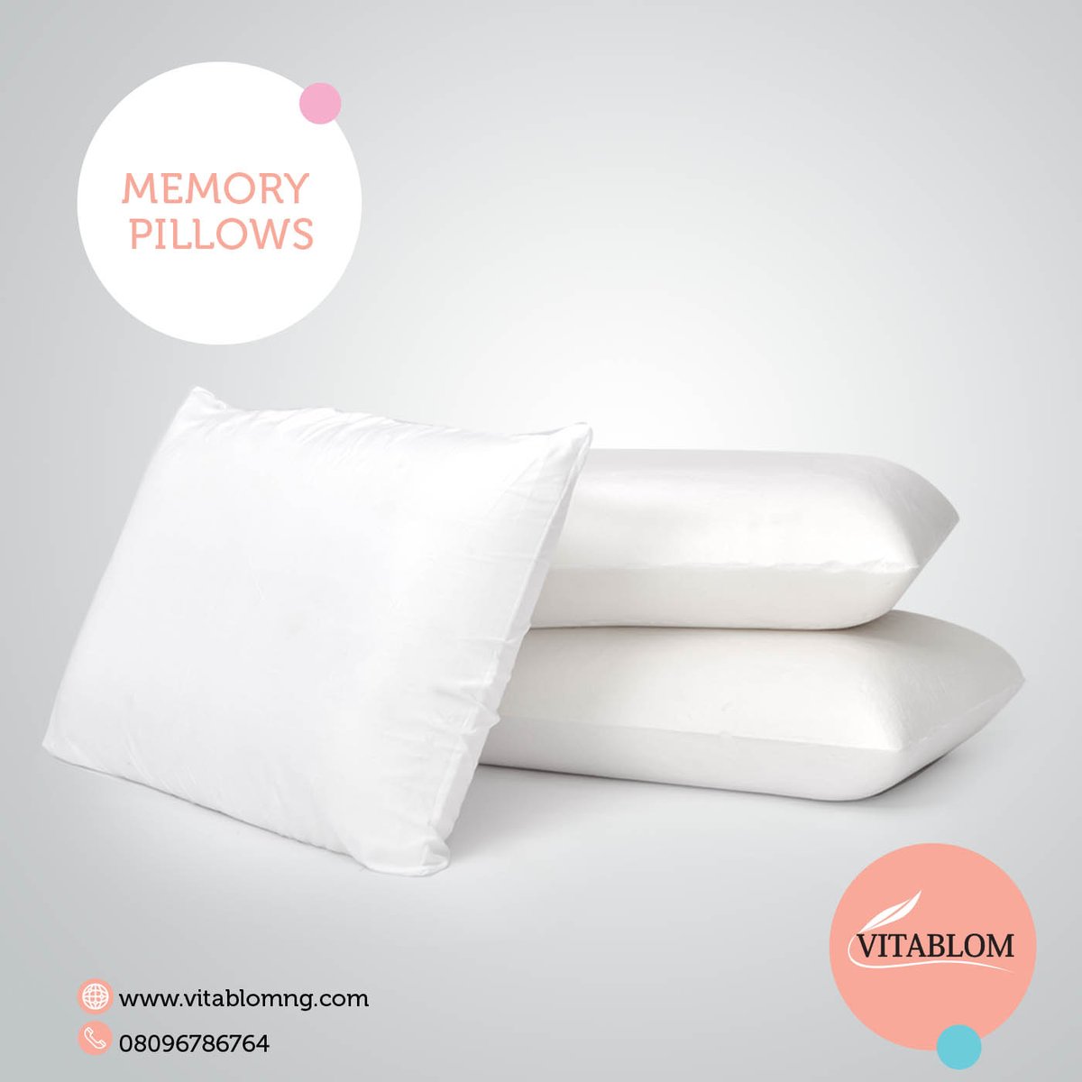 LimitedVitablom's tweet photo. Perfect for any sleep position.
#vitablomng #memorypillow #pillow #comfort #relaxation #sleeping https://t.co/fVTu7UuyJA