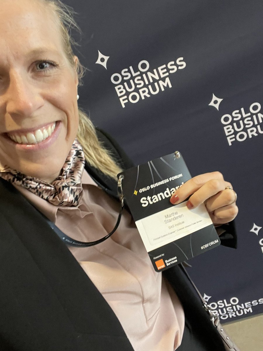 Excited for day 2 <a href="/obforum/">Oslo Business Forum</a> <a href="/sas_nordic/">SAS Institute Nordic</a>