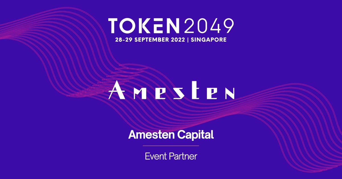 token2049's tweet photo. @amestencapital is a seed investment fund focused on early stage blockchain startups. Amesten Capital is a sister company of @AmestenAsset, one of the fastest-growing crypto hedge funds in SEA.

Learn more: https://t.co/VzET58zK1b https://t.co/8hD36nfNlh