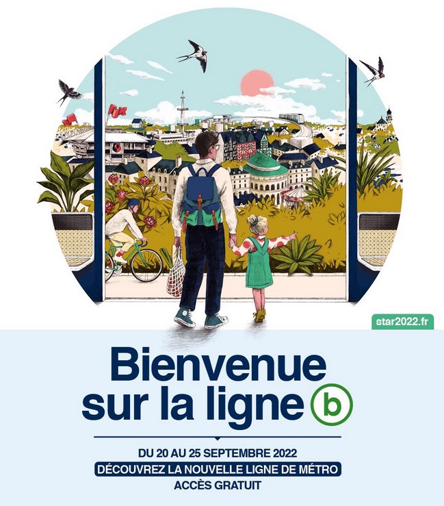 DJ Set demain 🚈🎚pour la semaine d'inauguration de la ligne B

👉 De 17h à 19h
👉 Station de métro Cleunay #Rennes