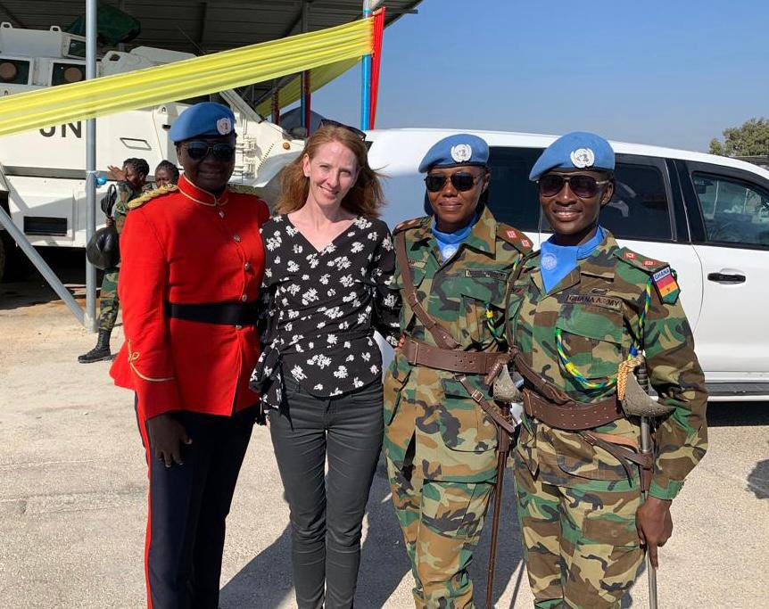 🇦🇺 proudly supports the Elsie Initiative Fund, to create an enabling and inclusive environment for women peacekeepers. Our 🇦🇺 team attended the opening ceremony of @UNIFIL_ accommodation for women peacekeepers from the Ghanaian battalion and met the proud members of #GHANBATT 🇬🇭