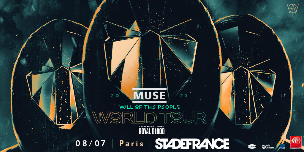 infoconcert's tweet photo. ‼️ MISE EN VENTE ‼️

Muse en concert à Paris, Lyon, Bordeaux et Marseille l'été prochain ! Réservez vos billets maintenant ⬇️

🔗 https://t.co/Js0DhmQ2v2 https://t.co/KLm68OeaOf