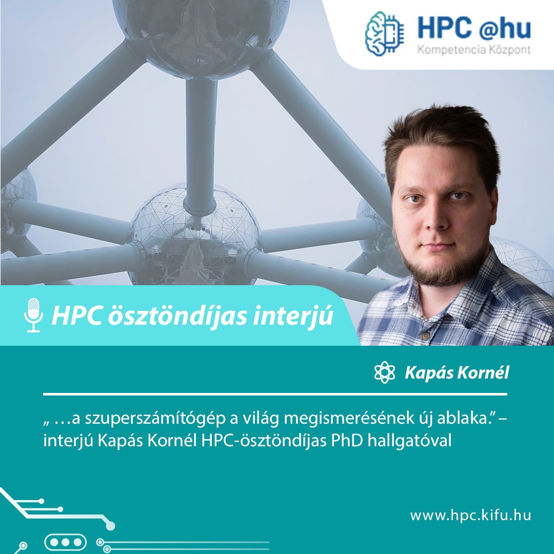 🎙Kapás Kornél, a 2022-es #HPC ösztöndíj egyik nyertese, elméleti részecskefizikával foglalkozik, kutatásában a Monte Carlo szimulációk során előforduló előjelproblémát vizsgálta. Részletek az interjúban!
🔗bit.ly/3qRQ3HK