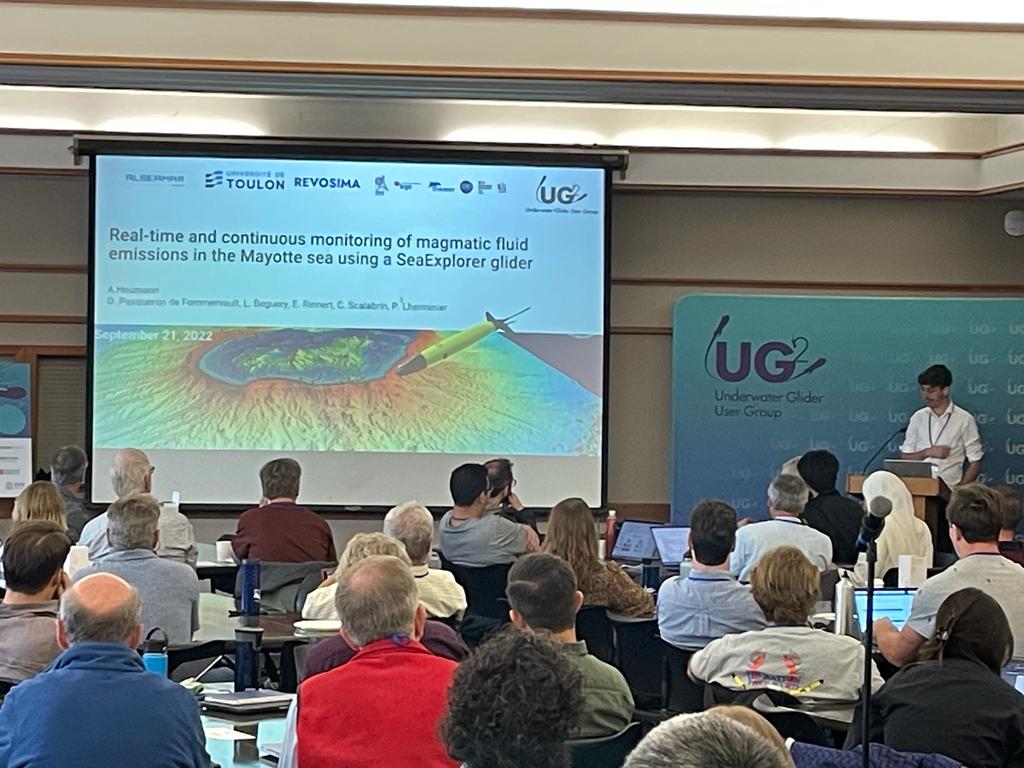 SeaExplorerUUV's tweet photo. We are present this week at the #UG2 meeting together with several @SeaExplorerUUV users: a great opportunity to highlight the work being done by the community &amp; @alseamar across the world, and engage with #oceanglider users! https://t.co/4CWPTRP6iq