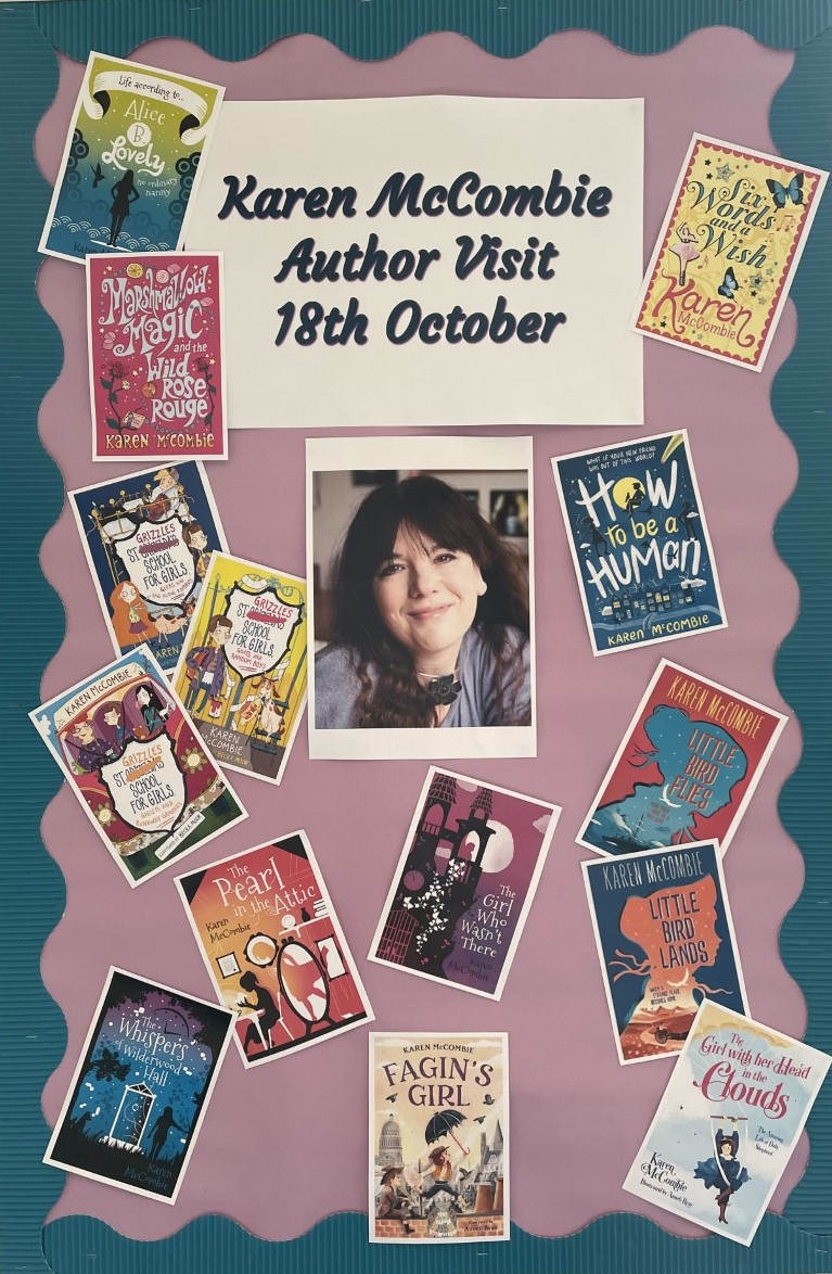 BhgsLibrary's tweet photo. Really looking for to out visit from Karen McCombie in October! https://t.co/n1Abgys5Yr