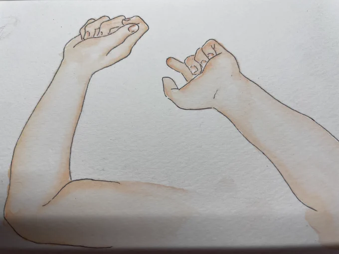 謎の手 