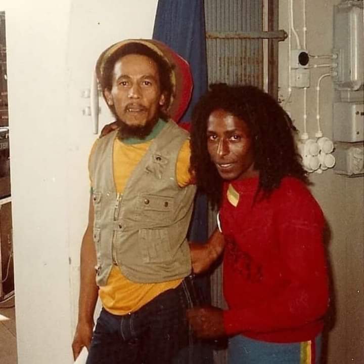 Katchafyah11's tweet photo. Mr Bob Marley &amp; Hugh Mundell, 1980 https://t.co/7A63AHvHFM