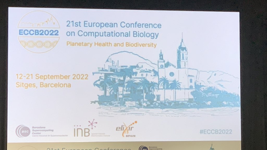 fentorvanessza's tweet photo. Amazing experience at my 2nd conference at #ECCB2022 in #Sitges Leaving with a lot of inspiration and knowledge to continue my own research! https://t.co/Cgh1B7qvzP