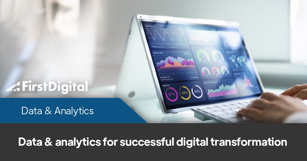 FirstTecDigital's tweet image. Find value in your data. Make good decisions by understanding it. Here is some strategic advice from First Technology Digital's Data team.
#dataanalytics #dataanalysis
firsttech.digital/data-analytics