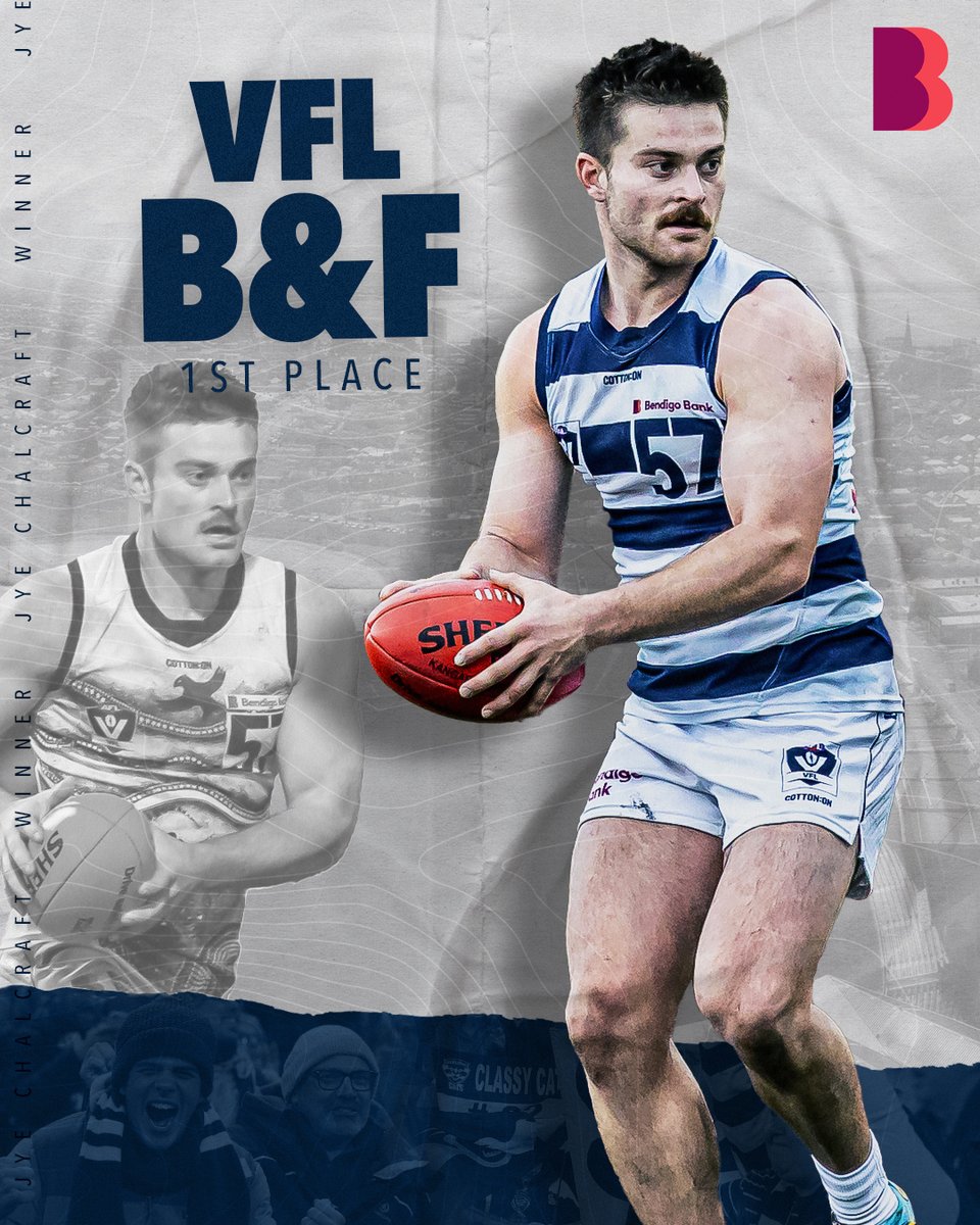 GeelongVFL's tweet photo. King Chalcraft 👑 Jye has been crowned as our 2022 Best &amp; Fairest 

#WeAreGeelong  | @bendigobank https://t.co/XhoVJWioiN