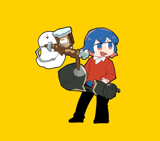 スプラ3が楽しみ過ぎて発売前に勢いだけで描いた絵あげとこ 