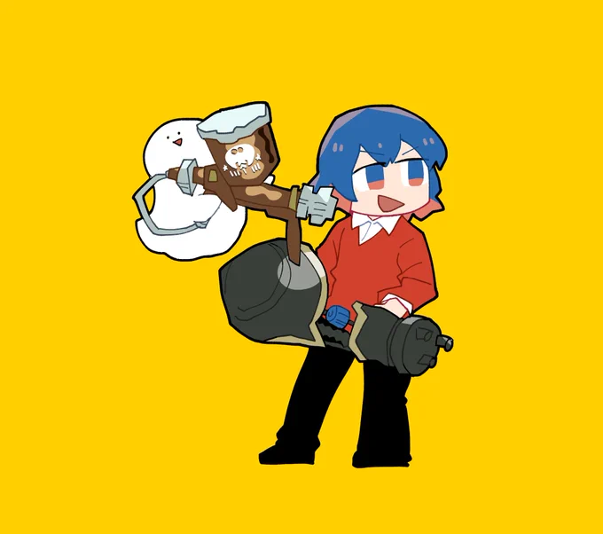 スプラ3が楽しみ過ぎて発売前に勢いだけで描いた絵あげとこ 