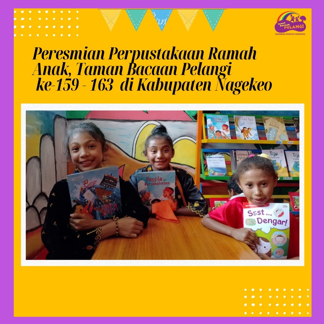 Taman Bacaan Pelangi tweet media