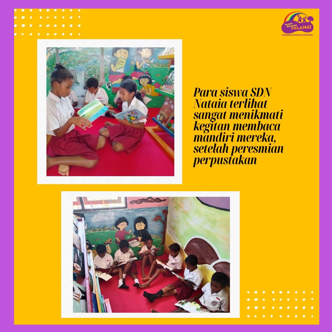 Taman Bacaan Pelangi tweet media