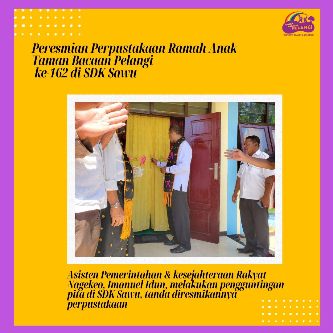 Taman Bacaan Pelangi tweet media