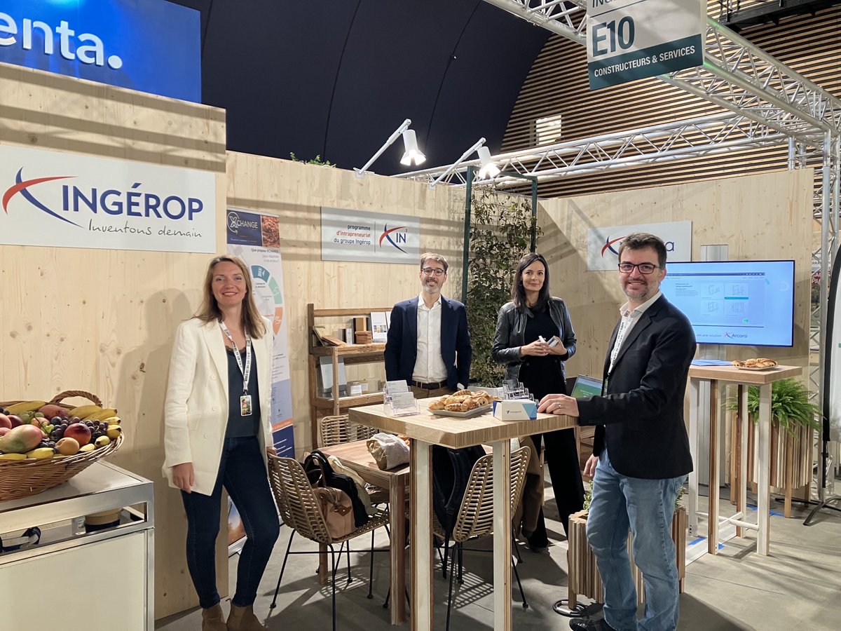 GroupeIngerop's tweet photo. Ingérop avec Arcora sont présents au @Sibca_salon afin de vous présenter leurs expertises en matière de conception bas carbone, notamment avec nos nouvelles solutions ecale et d'Xchange ! Venez nous retrouver aujourd'hui au stand E10 !
#Ingérop #Arcora #Sibca #BasCarbone https://t.co/ZxHCudRcdw
