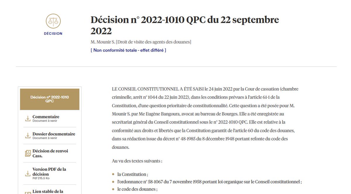 Conseil constit tweet media