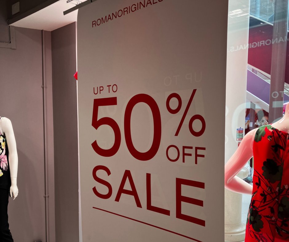 affinitystaffs's tweet image. Catch it whilst you can! 

Roman are offering up to 50% off across selected lines! 

Come take advantage of the HUGE savings today! 💰

Visit our website now! &amp;gt;&amp;gt; affinitystaffordshire.com 

#AffinityStaffordshire #AffinityStaffs #AffinityOutlets #Roman #Retail