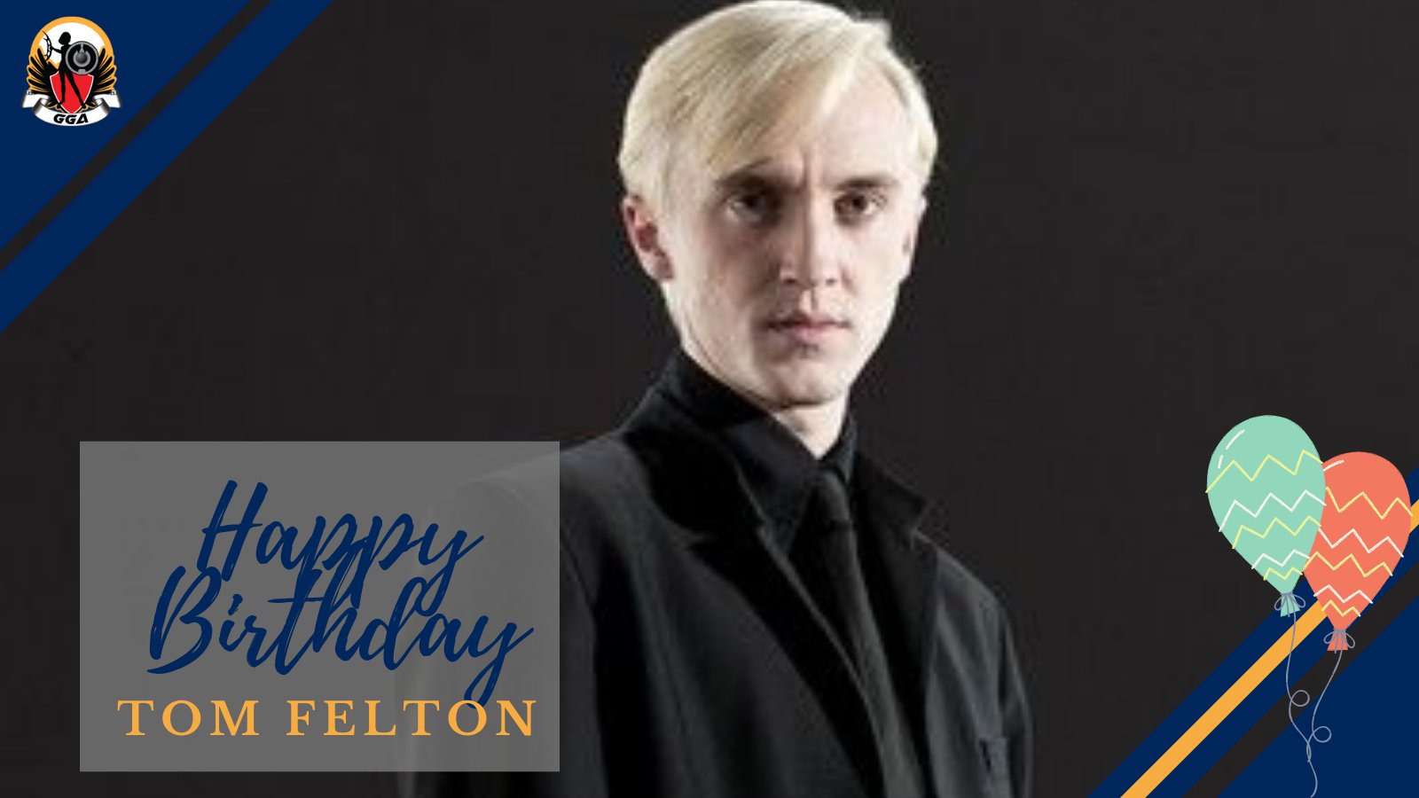 Happy Birthday to Tom Felton, a.k.a. Draco Malfoy!  