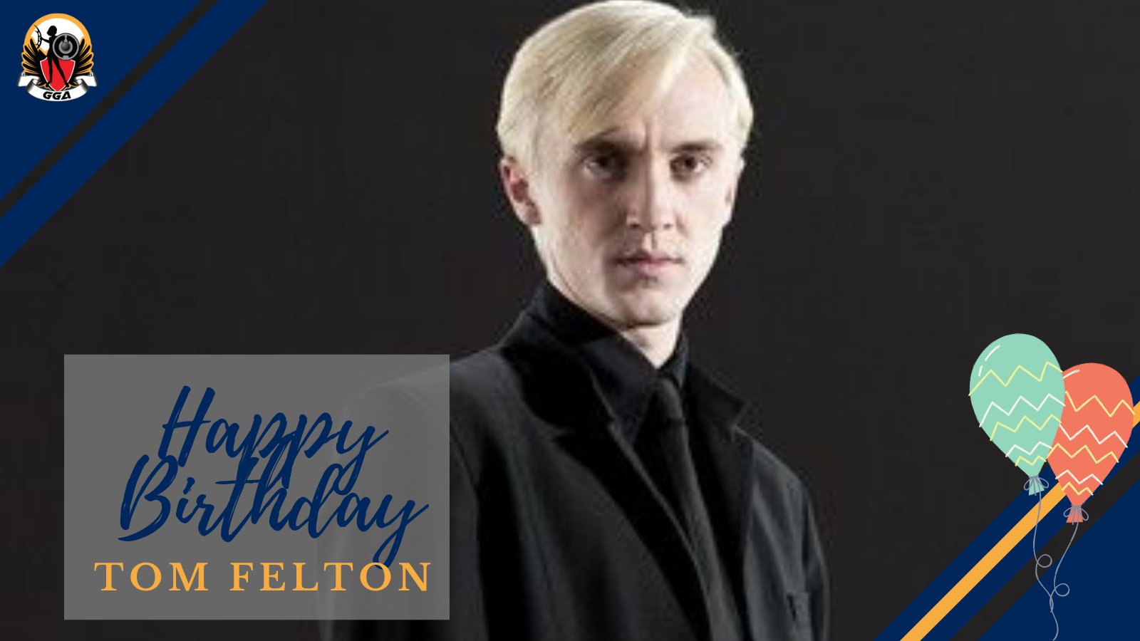 Happy Birthday to Tom Felton, a.k.a. Draco Malfoy!  